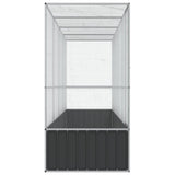 Aviary with Extension Silver 418.5x107x212 cm Steel 3214267