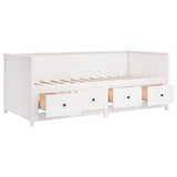 Day Bed without Mattress White 90x200 cm Solid Wood Pine 820902