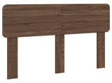 Bed Frame with Headboard Brown Oak 120 x 190 cm Solid Pine Wood 3412111