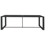 Outdoor Dining Table Anthracite 120x60x66 cm Aluminium 318312