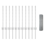 Welded Wire Fence with Post 25 x 0.5 m 3336349