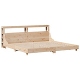 Bed Frame without Mattress 180x200 cm Super King Solid Wood Pine 3306411