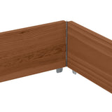 Garden Planter Brown 150x100 cm Solid Wood Pine 3295414