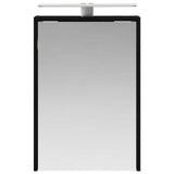 Bathroom Mirror Cabinet Black Oak 43 x 16 x 62.5 cm 889144