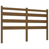 Bed Headboard Honey Brown 141x4x100 cm Solid Wood Pine 818418