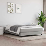 Pocket Spring Bed Mattress Medium Light Grey 137x190x20 cm Full 347870