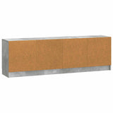 TV Cabinet Concrete Grey 150 x 31 x 47 cm Engineered Wood 895838