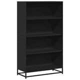 Bookcase Black 80.5x35x139 cm Engineered Wood 3300845