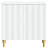 Bathroom Sink Cabinet ARNHEM White 59.5 x 31.5x 59 cm 896565
