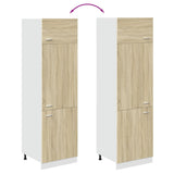 Refrigerator Cabinet Lyon Sonoma Oak 60x57x207 cm Engineered Wood 849626