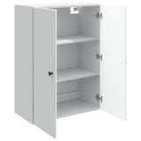 Wall-Mounted Cabinet White 66 x 34.5 x 90 cm Engineered Wood 899075
