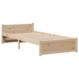 Bed Frame with Headboard without Mattress 90x200 cm 3306756