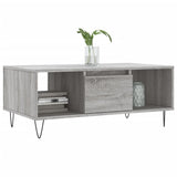 Coffee Table Grey Sonoma 90x50x36.5 cm Engineered Wood 830594