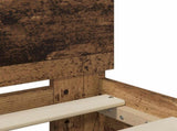 Bed Frame with LED Old Wood 80 x 200 cm Engineered Wood 8008993