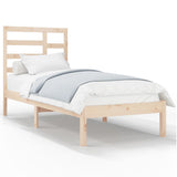 Bed Frame without Mattress Solid Wood 90x190 cm Single Single 3105760
