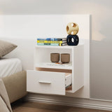 Wall-mounted Bedside Cabinets 2 pcs White 811008