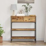 Console Table Old Wood 72.5 x 25 x 75 cm Engineered Wood 863519