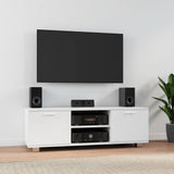 TV Cabinet White 120x40.5x35 cm Engineered Wood 342615