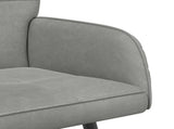 2 Seater Sofa with Metal Legs 2-Seater Light Grey Velvet 42051051