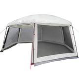 Pool Tent with Removable Fly & Mesh Walls Grey 618x532 cm 4100630
