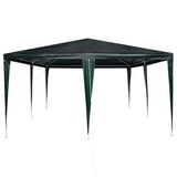 Party Tent Green 400 x 400 x 266 cm Polyethylene and Steel 42003424