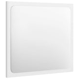 Bathroom Furniture Set High Gloss White Engineered Wood 3070862