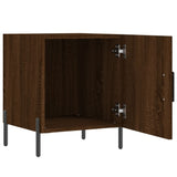 Bedside Cabinets 2 pcs Brown Oak 40x40x50 cm Engineered Wood 827595