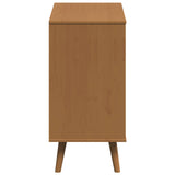 Chest of Drawers MOLDE Caramel 80 x 40 x 80 cm Solid Pine Wood 42020936