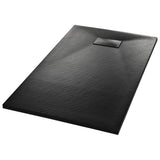 144783 Shower Base Tray SMC Black 120x70 cm