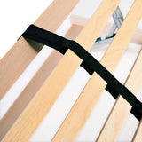 Slatted Bed Base without Mattress with 28 Slats 7 Zones 140x200 cm 246454