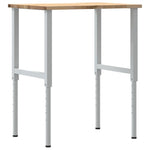 Workbench 80x60x cm Solid Wood Oak 3309716