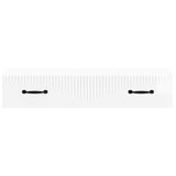 Wall-Mounted Side Table High Gloss White 87.5 x 34.5 x 17 cm 899009