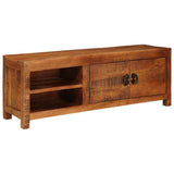 TV Cabinet with Shelf Brown 110 x 30 x 40 cm Solid mango wood 4104602
