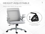 44-53.5cm Adjustable Height Work Chair, with Mesh Back - Grey T3398P377465