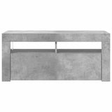 TV Cabinet with LED Lights Concrete Grey 90x35x40 cm 804323