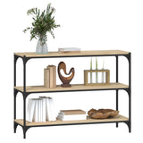 Book Cabinet Sonoma Oak 100x33x70.5 cm Engineered Wood and Steel 819353
