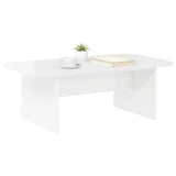Coffee Table High Gloss White 93 x 53 x 33 cm Engineered Wood 891144