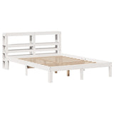 Bed Frame with Headboard without Mattress White 140x190 cm 3306040