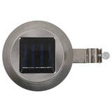 Outdoor Solar Lamps 12 pcs LED Round 12 cm White 277135