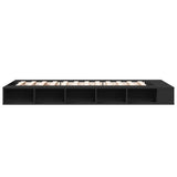 Bed Frame without Mattress Black 100x200 cm 3280511