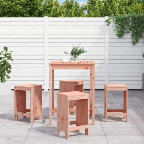 5 Piece Garden Bar Set Solid Wood Douglas 3157744