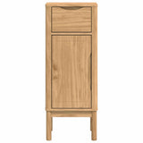 Bathroom Cabinet with Drawer FLORO Wax Brown 35 x 30 x 90 cm 42011237
