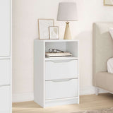 Bedside Table White 40 x 30 x 467 cm Engineered Wood 888907