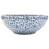 Countertop Basin White and Blue Round 41x14 cm Ceramic 155050