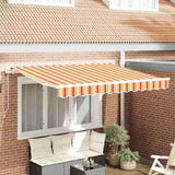 Retractable Awning Manual Yellow 350 x 200 cm Fabric 3329687