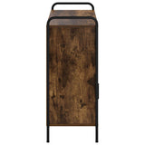 Sideboard Smoked Oak 97 x 33 x 81 cm Engineered Wood 8013862