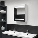 LED Bathroom Mirror Cabinet Shining White 50x14x60 cm 326486