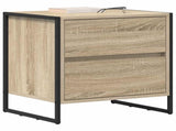 Bedside Table 2 pcs Sonoma 50 x 39.5 x 50 cm Engineered Wood 886681
