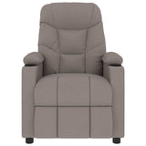 Massage Chair Taupe Fabric 339100