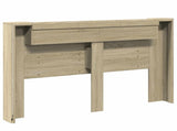 Headboard Cabinet with LED Sonoma 160 x 16.5 x 103.5 cm 8006542